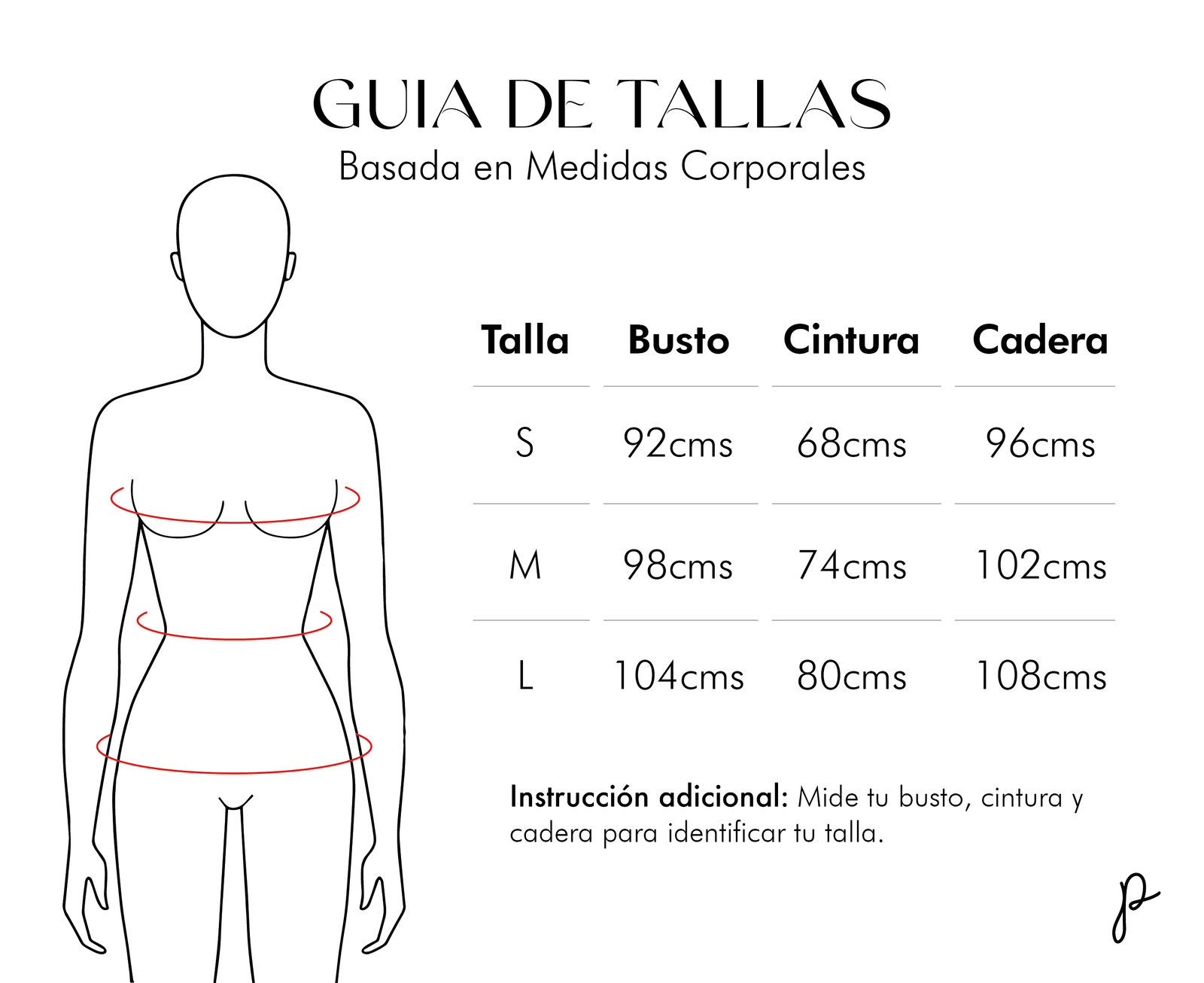 Guía de Tallas