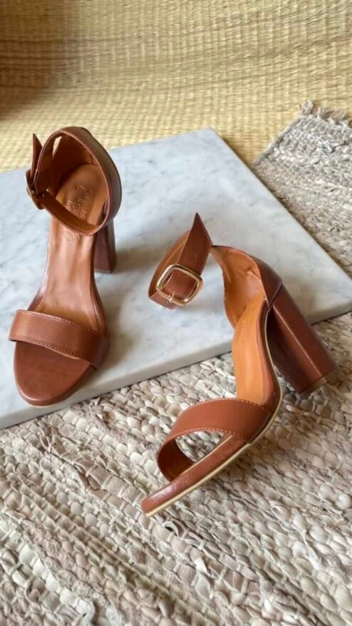 Tacones Mile - Miel